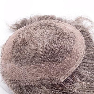 Fine Welded Mono Toupee for Men Extra Durable Toupee Wigs