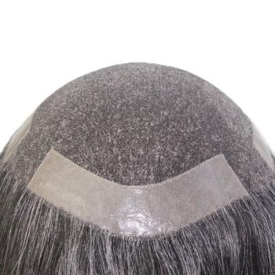 Full Hand Made Custom Made Human Hair Men&prime;s Hairpieces