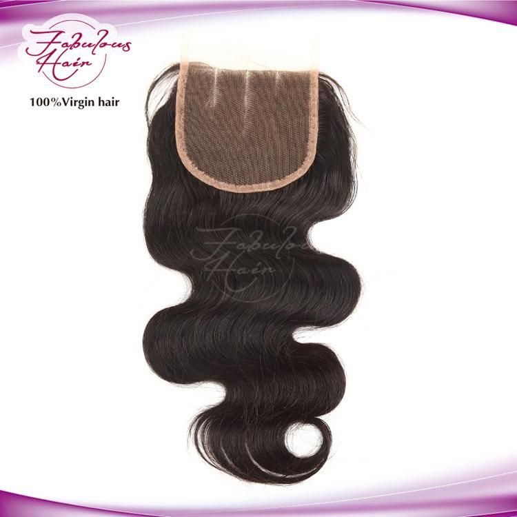 Fabulous Hair Body Wave Virgin Hair W Shape Lace Closure