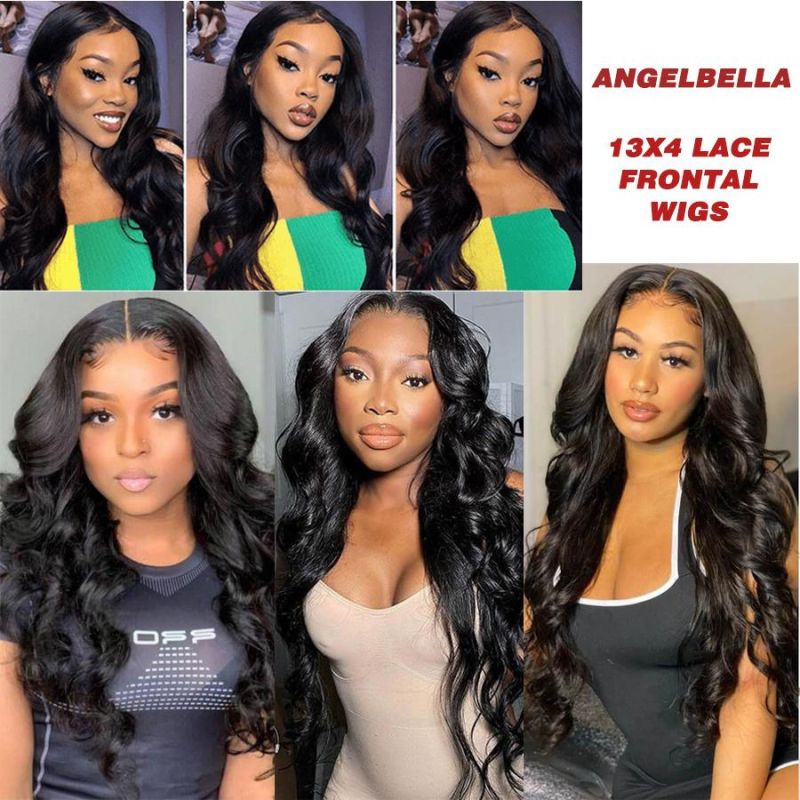 Virgin Hair Weave Women Wig Wholesale Human Hair Full Lace Wig 13X4 Hair Braid Extension Transparent Lace Wig