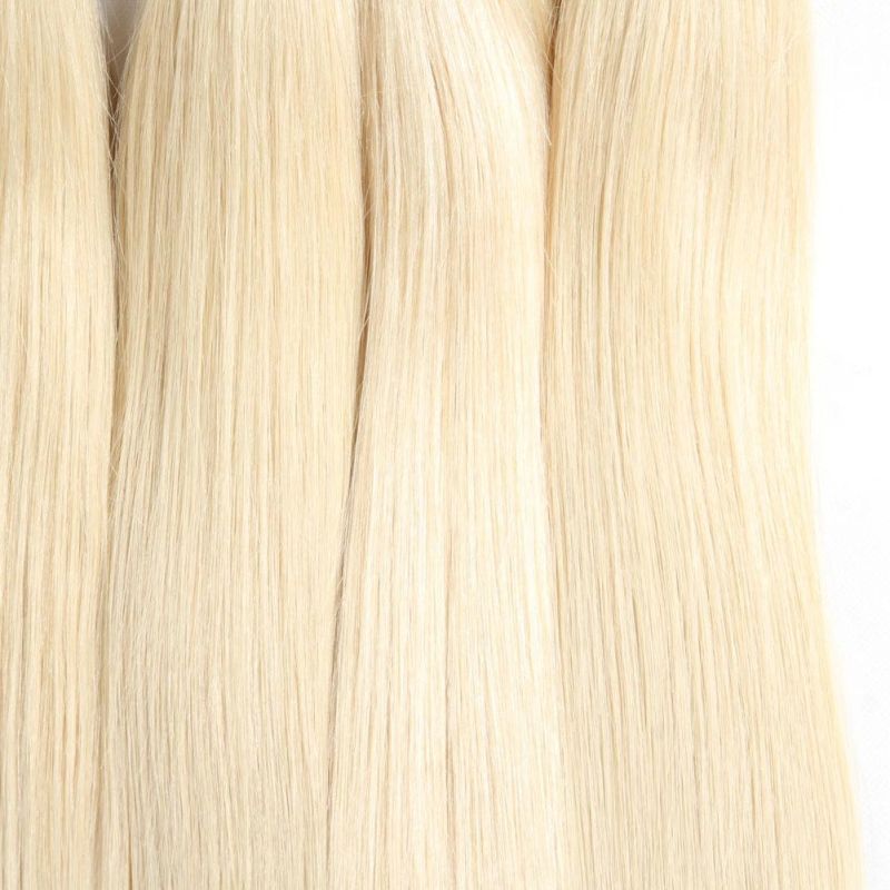 Beauty Brazilian Straight Hair Bundles Weave 4 PC Blonde Full 1b/613 Color Remy 100% Human Hair Extensions 10-26inch