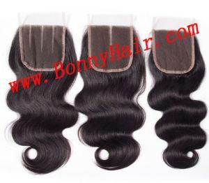 Peruvian Human Hair Virgin Hair Lace Closure 4&prime;x4&quot; Body Wave