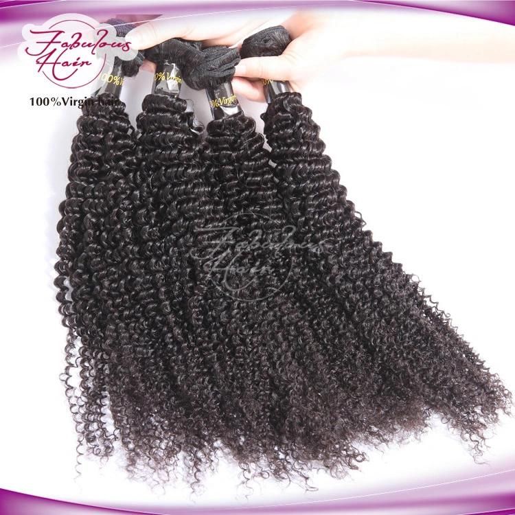 Kinky Curly Hair Products Natural 100% Indian Virgin Human Hair