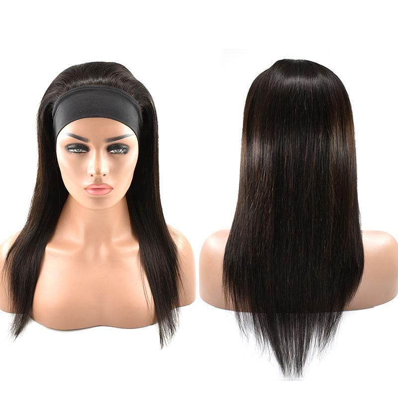 Wholesale Hair Distributors 12A Grade Wigs Headband Straight Bob Wigs