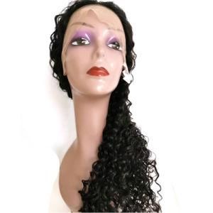 Afro Curl Jerry Curl Lace Front 13&quot; by 4&quot; Human Hair Wig