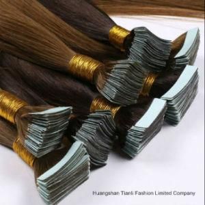 26&quot; 100% Brazilian Hair Virgin Remy Hair Tape in Hair