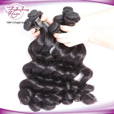 Fbl Hair 100% Malaysian Loose Wave Virgin Hair Weaving Weft