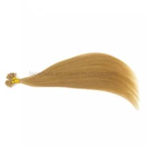 Italian Keratin Brazilian Natural Nail Tip Wholesale Straight Thick Remy Extension Human Hair