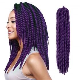 Synthetic Hair Extensions Twist Braiding Hair Crochet Braids 120g