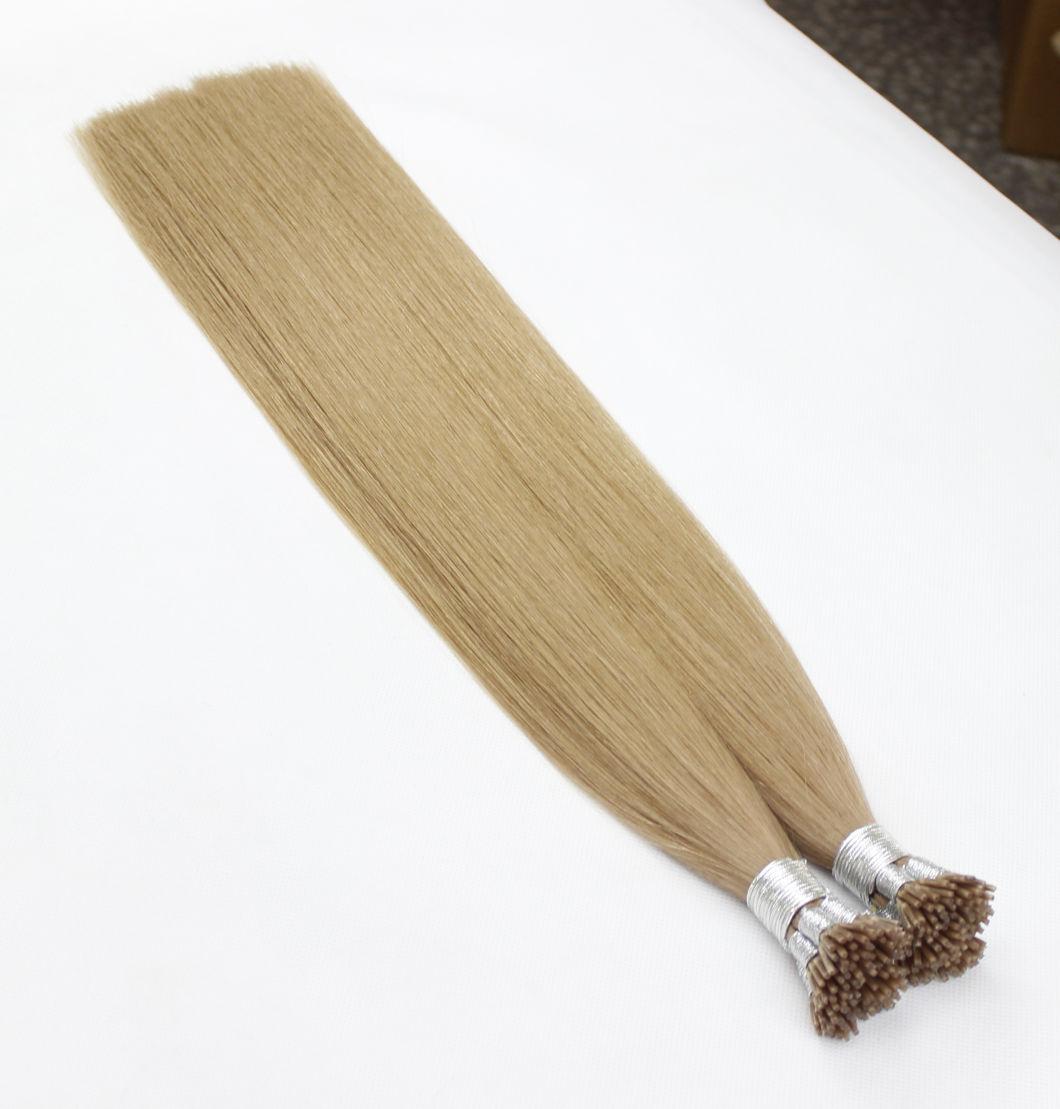 I-Tip Extensions Brazilian Straight Human Hair Bundles Brown Blonde Color Remy Human Hair Extensions