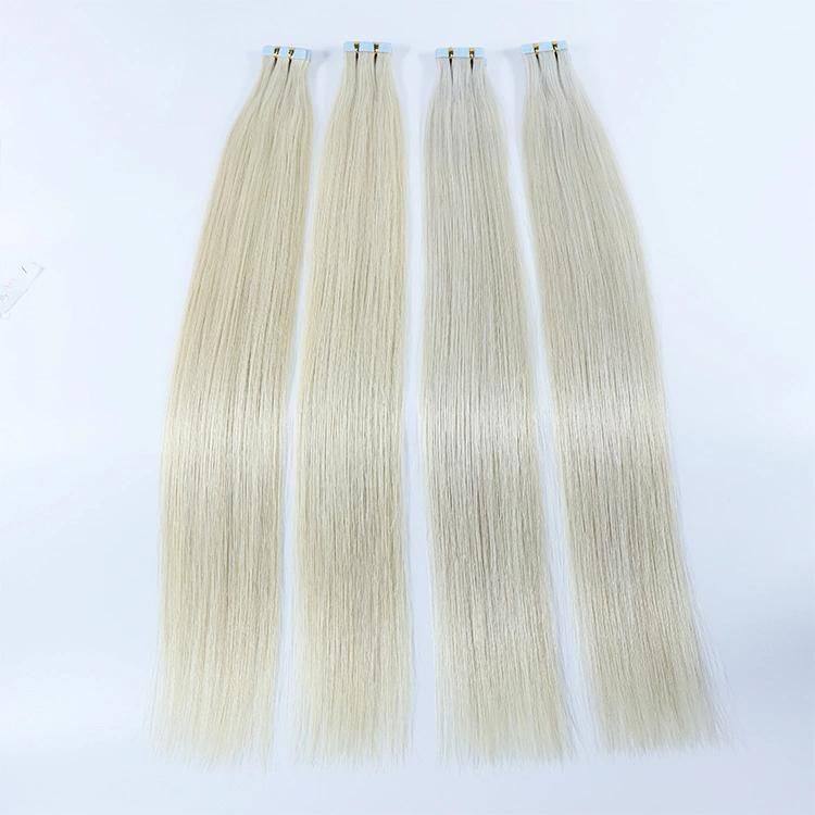 High Quality 12A 100% Raw Remy Tape in Human Hair Extension
