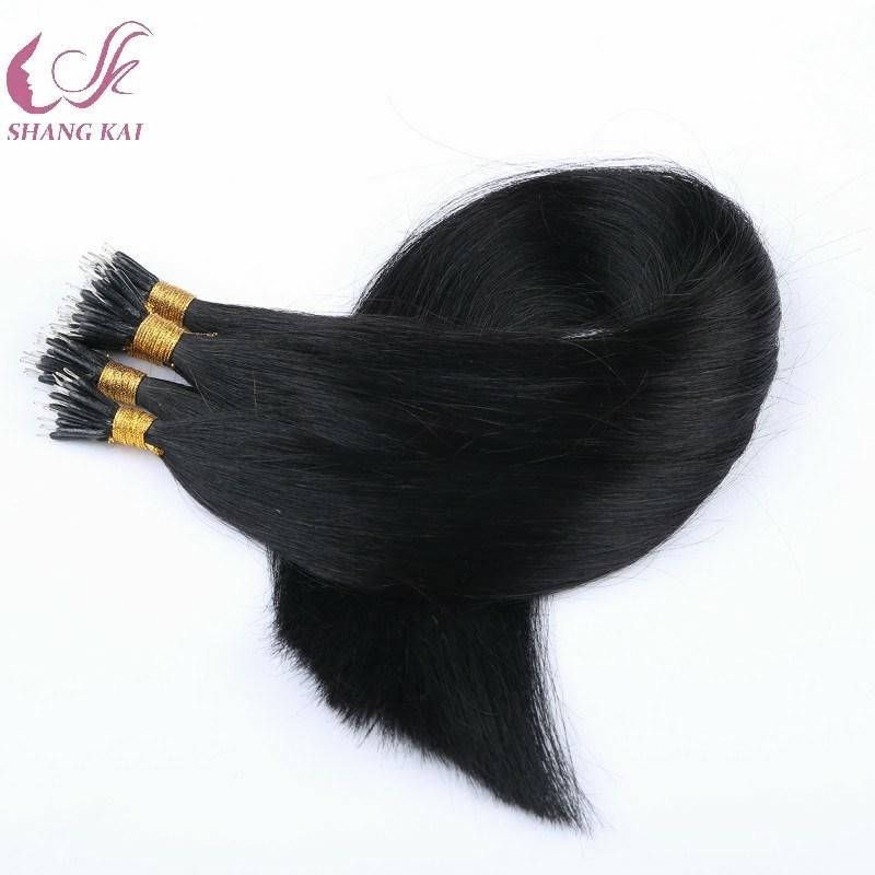 8A Grade Silky Straight Micro Nano Ring Remy Human Hair Extension