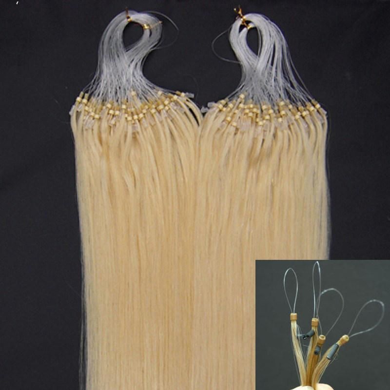 Brazilian Micro Loop Ring Hair Extensions Brazilian Virgin Hair Straight 100g/S Free Shipping Soft Brazilian Hair