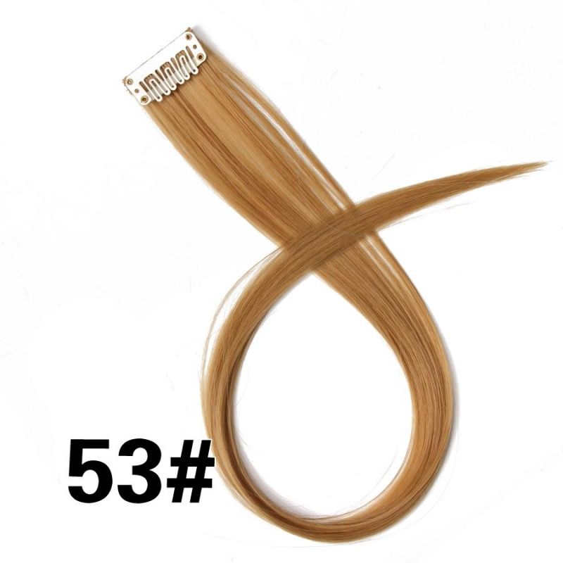 Synthetic Clip on Hair Extension 57color