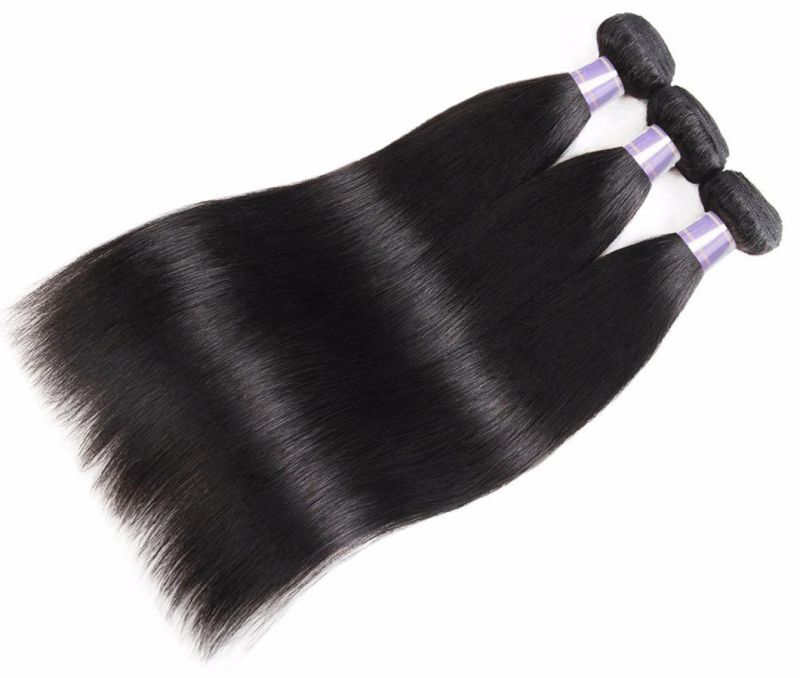 Black Straight Hair Bundles Bone Straight Human Hair Bundles 30 Inch Virgin Hair Bundles Brazilian Weave Human Hair Extensions