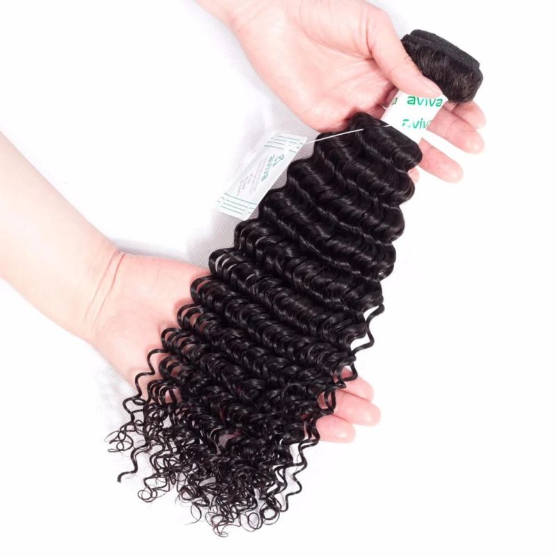 Brazilian Virgin Remy Hair Weave Double Drown Human Hair Deep Curl Weave