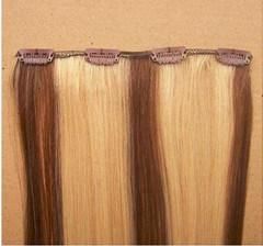 100% Human Hair Extension Clips on Hair Extension