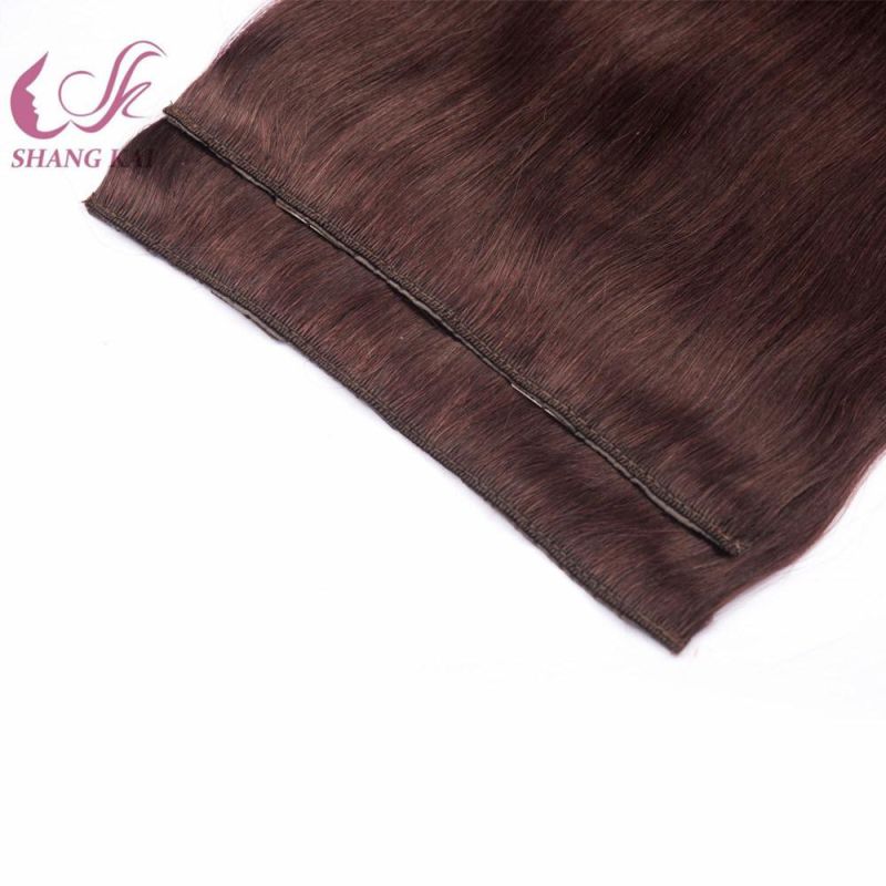 Premium Quality Remy Hair Extensions Wire Hair Lace with Clips