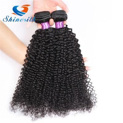 Mongolian Virgin Hair Kinky Curly Unprocessed Human Hair Weaving Free Shipping Machine Double Weft