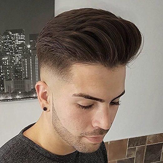 Kbeth Men′s Human Hair Wigs Short Cool Wholesale Cheap Affordable Toupee Mono Poly Durable Hair Replacement, Brazilian Remy Human Hair Toupee / Wig for Men