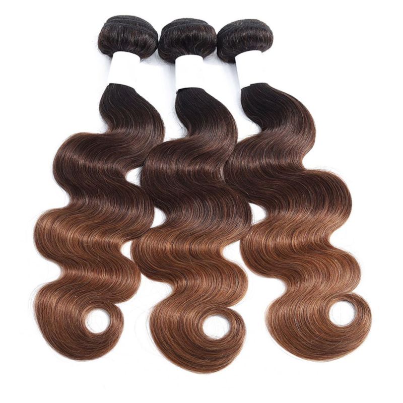 1b/4/30 Blond Ombre Human Hair Bundles Brazilian Hair Wavy Weave Bundles Colored Ombre Body Wave Bundles Deals Remy Hair