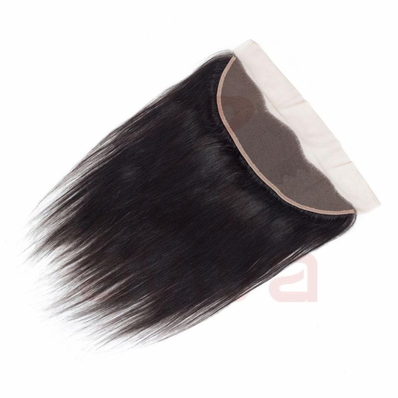 Peruvian Body Wave Free Part Lace Closure Bleached Knots 4X13 Inch 100%Human Hair Closure with Baby Hair Remy Hair Closure