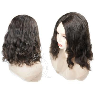 Quality Brazilian Virgin Wavy Hair Made Silk Top Jewish Kosher Wigs Shetels for Kosher Women