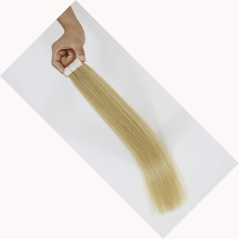 Tape in Extensions Brazilian Straight 100% Human Hair Bundles 24 Color Remy Human Hair Extensions
