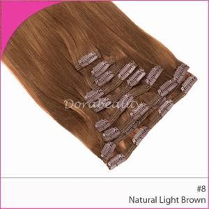 Factory Price Clips in Hair Brazilian Human Virgin Hair