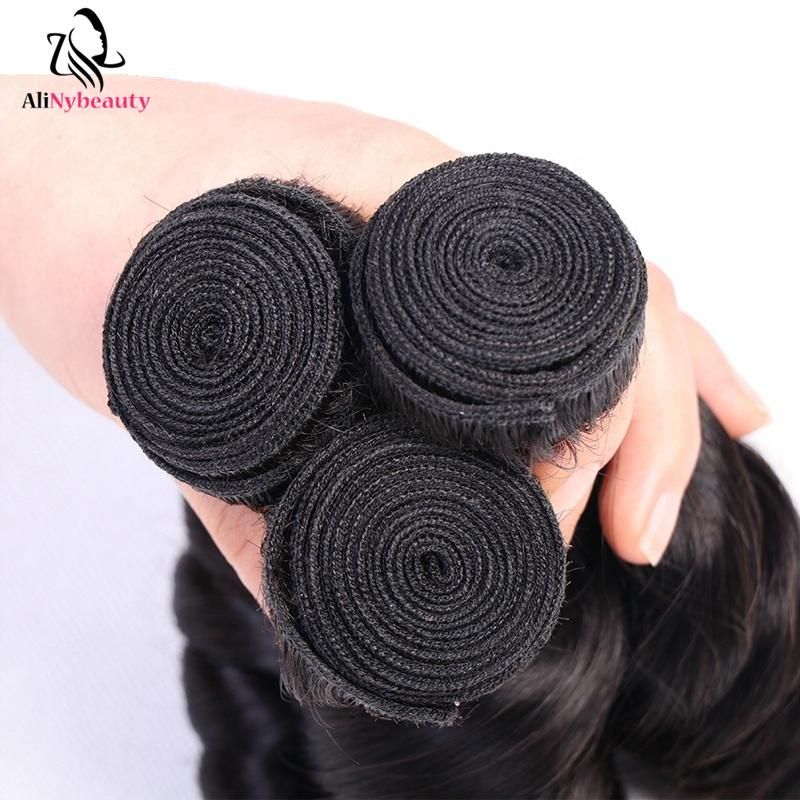 Cheap 100 Cuticle Aligned Raw Human Hair Bundles Indian Mink Hair, Remy Natural Hair Extensions
