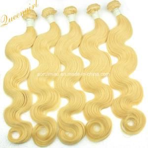 Fashion Wholesale Cheap Raw Human Hair Extension 613# Remy Blonde Malaysian Virgin Hair