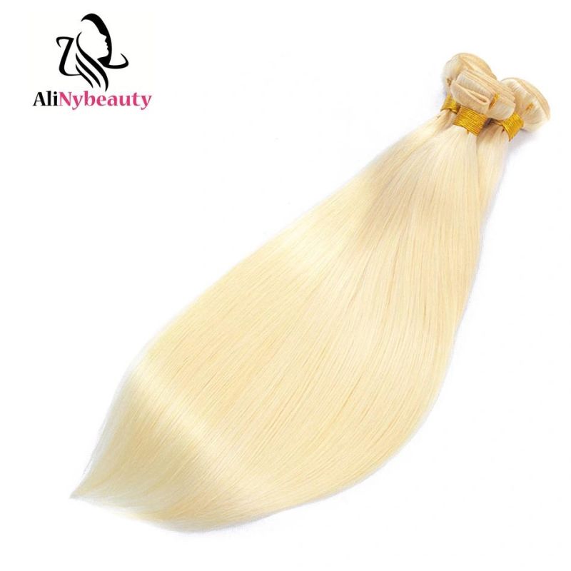 Alinybeauty Straight 613# Blonde 100% Virgin Remy Indian Human Hair