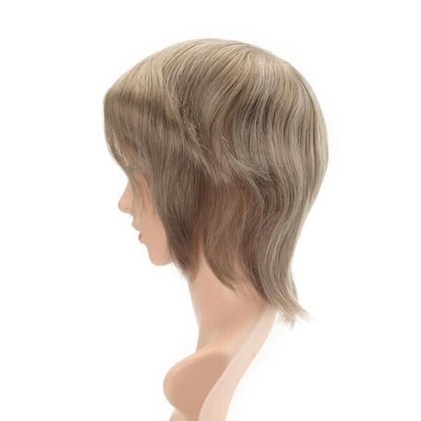 French Lace with Clear Poly Back Sides Wigs for Women