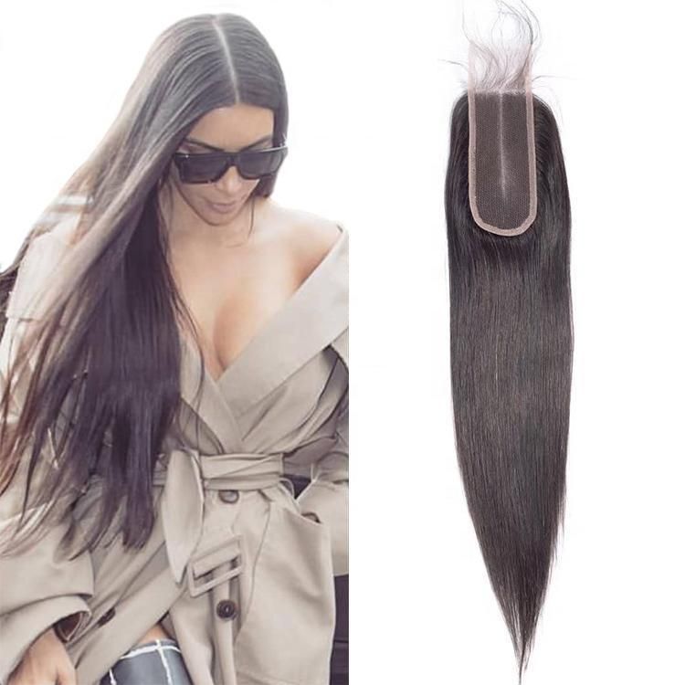 Kbeth Middle Part Toupee Human Hair Preplucked 2X6 4X6 5X5 6X6 7X7 All Size Swiss Straight Lace Toupee with Baby Hair Lace Closures From China Factory