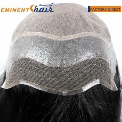 Custom Remy Hair Lace Front Mono Toupee for Women