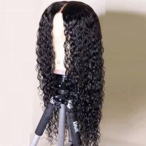 Human Hair Curly Wig Brazilian Hair Long Afro Curl Wig for Black Women