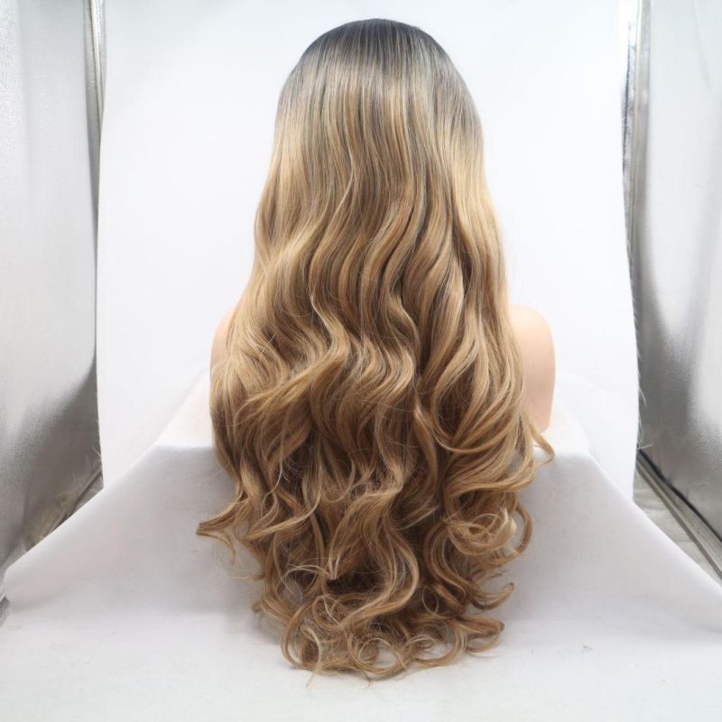 Factory Wholesale Price Synthetic Hair Lace Frontal Wigs for Women Sale