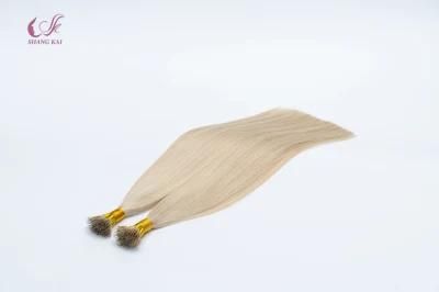 Best Quality 100% Virgin Hair Full Cuticle Russian Hair Nano Rings Keratin Human Hair