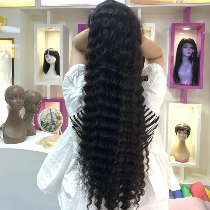 180%-200% Density Brazilian Virgin Straight Human Hair HD Lace Wig