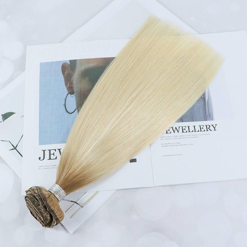 100% Human Double Drawn Thick Ends Cuticle Aligned Clip in Hair Extensions #T8/60