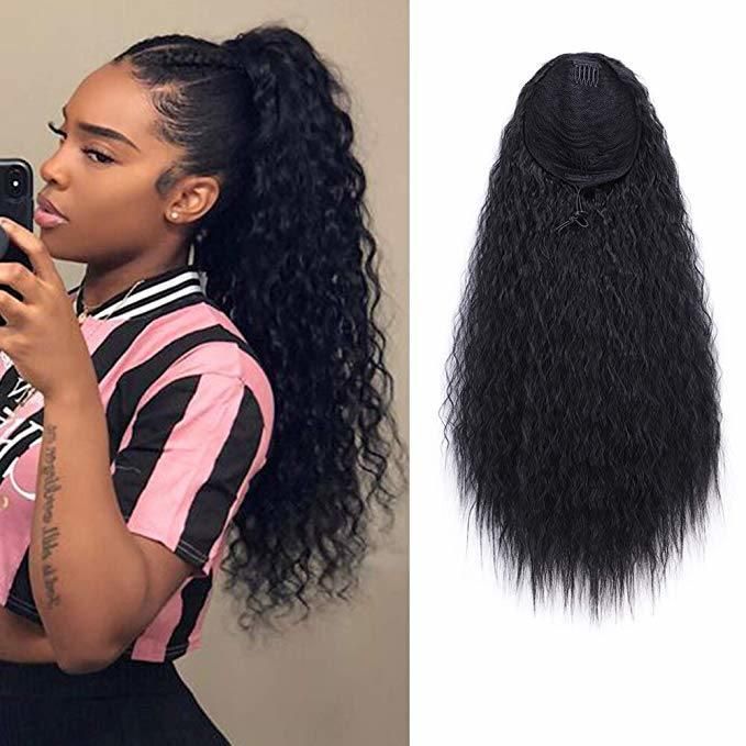 Kbeth Afro Kinky Curly Hair Extension for Black Girls Sexy Gift 2021 Fashion Cool 22 Inch Remy Custom Accept Women′s Afro Kinky Extension Good Quality