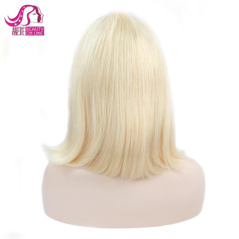 Blonde 613 Color Bob Wigs 100% Remy Human Hair Frontal Lace Wigs