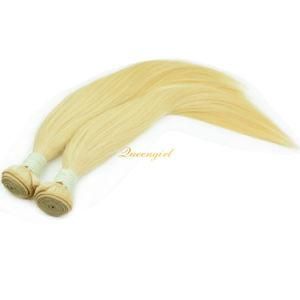 Virgin Russian Human Hair Extension Weave 613 Blond Remy Straight Hair Weft