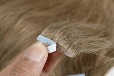 Remy Human Hair PU Tape Hair Extension Silky 18 Inches