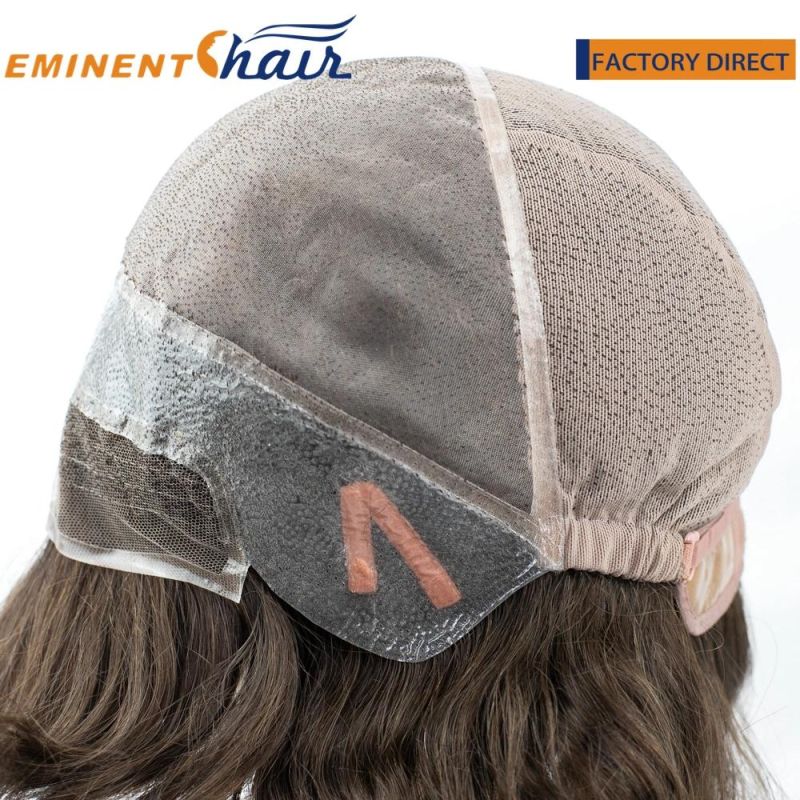 Custom Brown Color Women Hair Pieces Human Hair Lace Wig