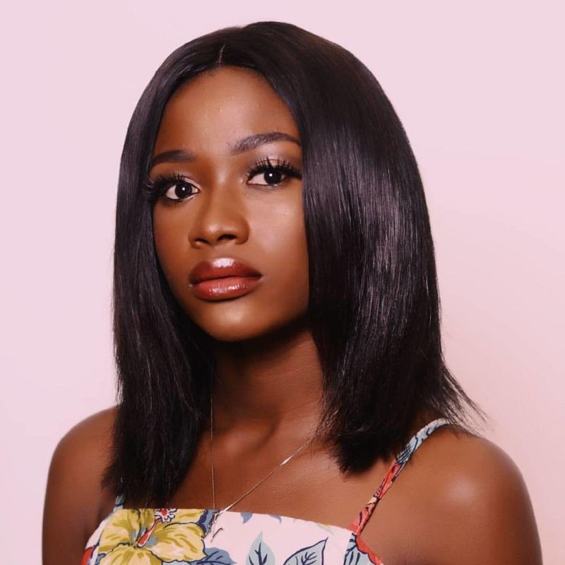 Kbeth Human Hair Wig Fashion Design 8 Inch Peruvian Lace Front Closure Short Remy Brazilian Straight Summer Fashion 8 Inch Cool Bob Peruvian Wig Wholesale Price