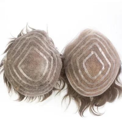 Super Fine Swiss Lace Duplicate Hair Replacement Men