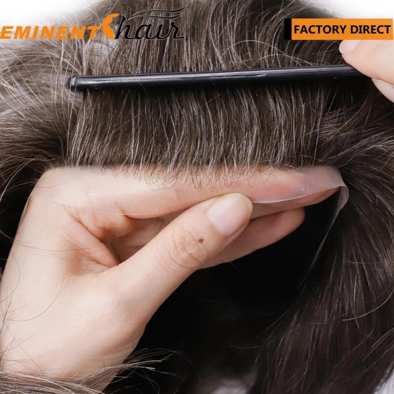 Instant Delivery Human Hair Skin Stock Hair Replacement