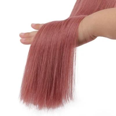 33 Tape in Human Hair Extensions Brazilian Remy Straight on Adhesive Invisible PU Weft Platinum Blonde Color 20PCS/Set