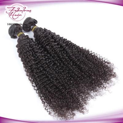Afro Curl Hair Weave Remy Brazilian Natural Human Hair Extension